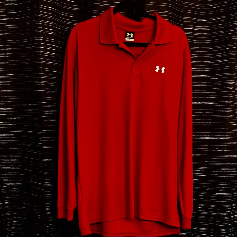 Under Armour Men's Bold Red Polo